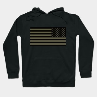 Reverse Green American Flag Hoodie